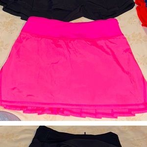 Pink lululemon skirt